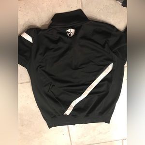 Nike Kids Youth Dri Fit Jacket  Size M Black 18 inch put to pit